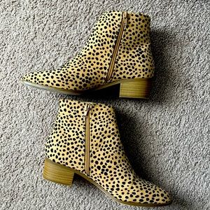 Animal Print Ankle Boots